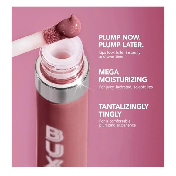 2 Pack Buxom Full-On Plumping Lip Cream Pink Lady Hydrating Gloss Peptides Vit E - Picture 8 of 13